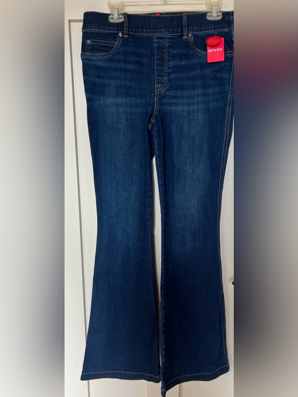 SPANX Dark Indigo Flare Jeans